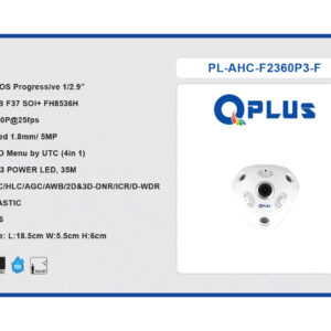 دوربین مداربسته PL-AHC-F2360P3-F کیو پلاس 5mp